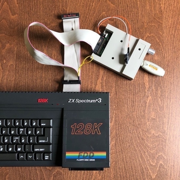 Writing .DSK diskimages to real 3'' Floppies on the +3 - Spectrum 